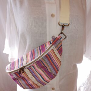 Bauchtasche Greta gestreift