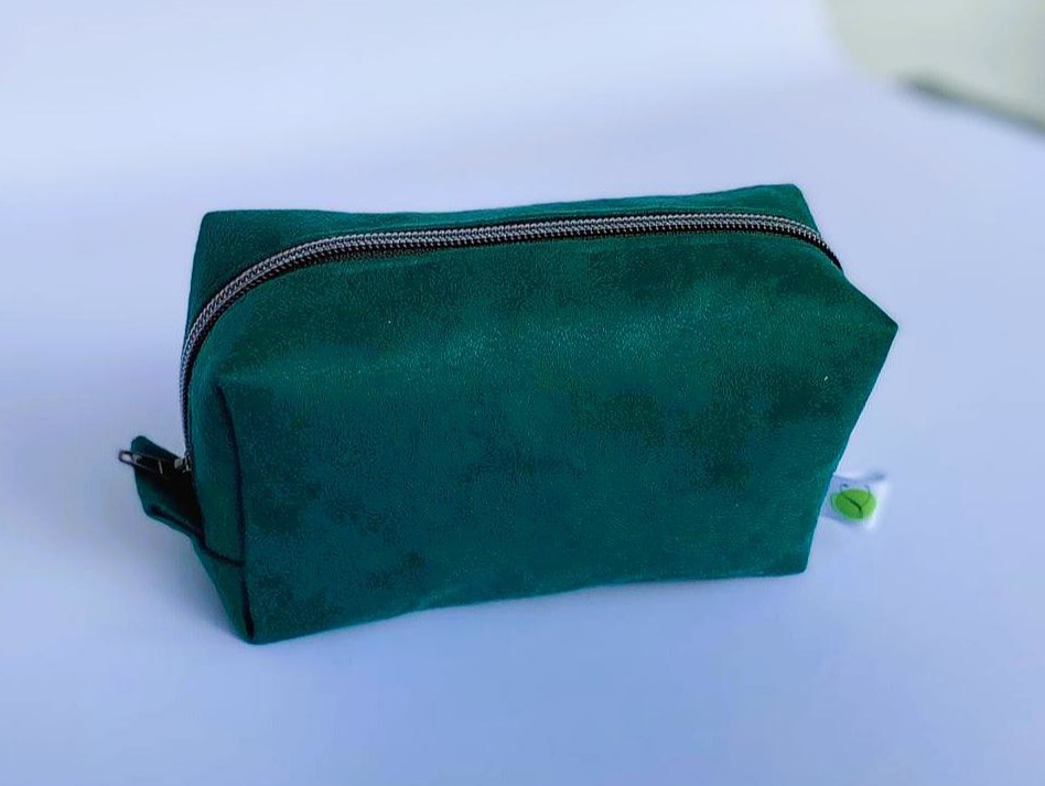 Kosmetiktasche Gesa tannengrün