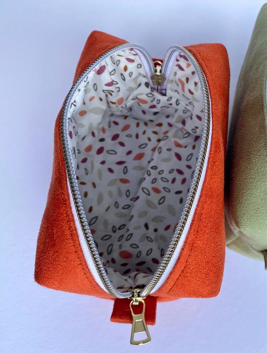 Kosmetiktasche Gesa terrakotta – Bild 2