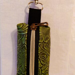 Hundekotbeutelspender Diva, grün/messing