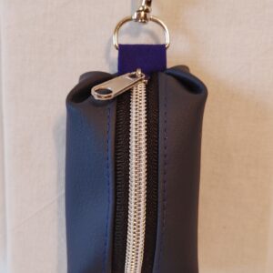 Hundekotbeutelspender Diva, nachtblau, Band blau